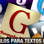 Estilos de texto para Photoshop