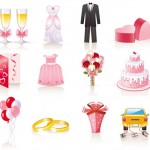 iconos de casamiento