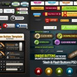 botones PSD
