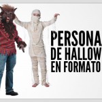 Personajes para Halloween en PSD