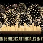 fuegos artificiales en vectores