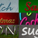Estilos de texto para Photoshop