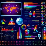elementos vectoriales para infografias